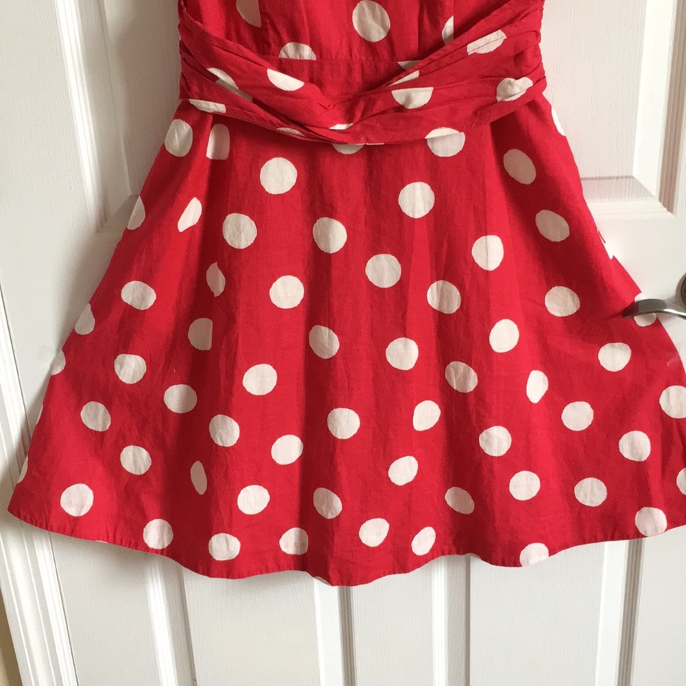 Pretty Lady Red and White Polka dot dress♥️ - Picture 4 of 5
